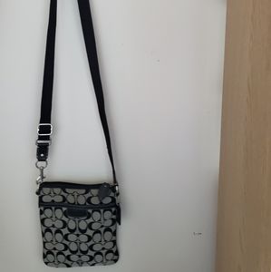 Coach logo crossbody bag